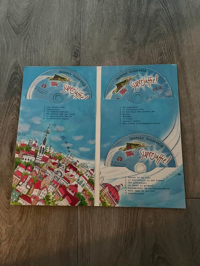 Superjuffie! 3 CD-luisterboek - Janneke Schotveld, Boeken, Luisterboeken, Ophalen of Verzenden, Cd, Kind