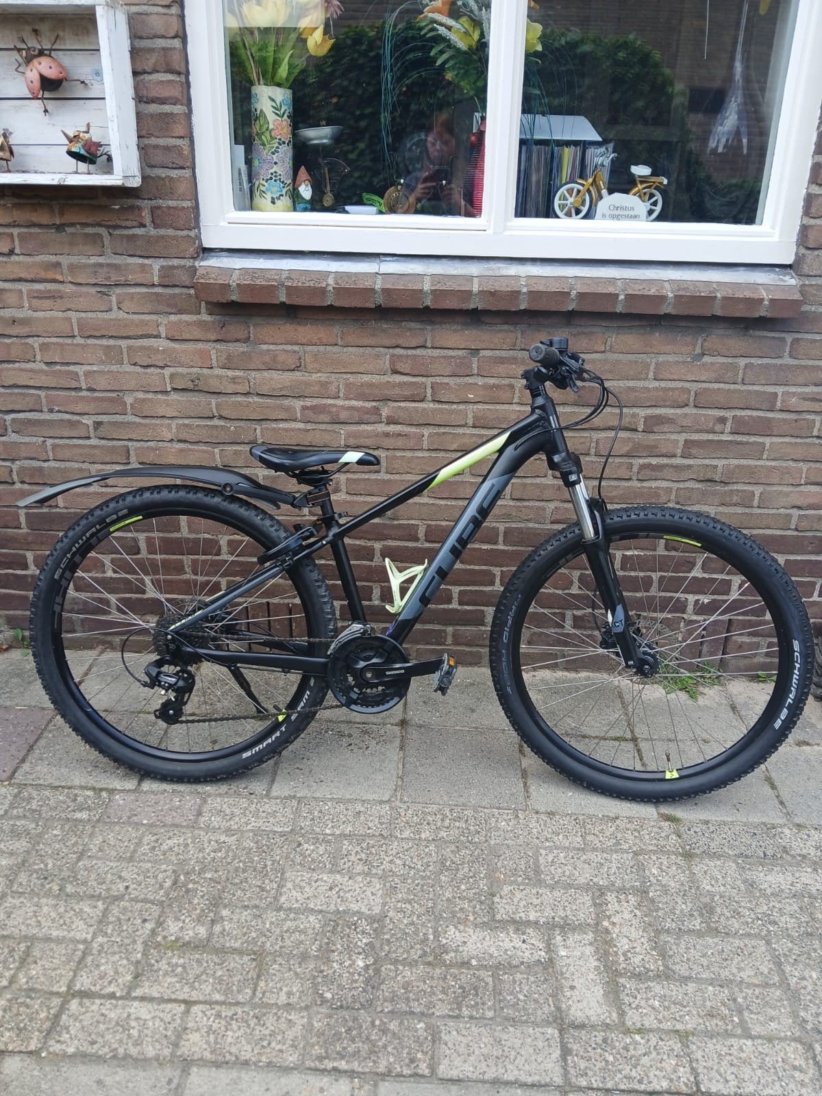 27'5" Cube Mountainbike in Nette Staat., Fietsen en Brommers, Fietsen | Jongens, Versnellingen, Zo goed als nieuw, Schijfrem, Cube Bulls Rockrider Merida Giant