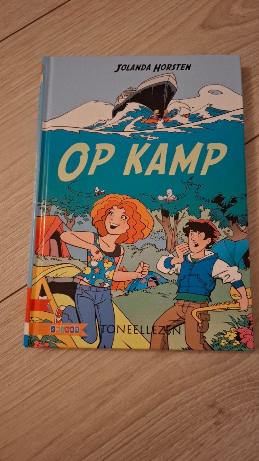 Op Kamp - Toneellezen Hardcover door Jolanda Horsten, Ophalen of Verzenden, Zo goed als nieuw, Jolanda Horsten