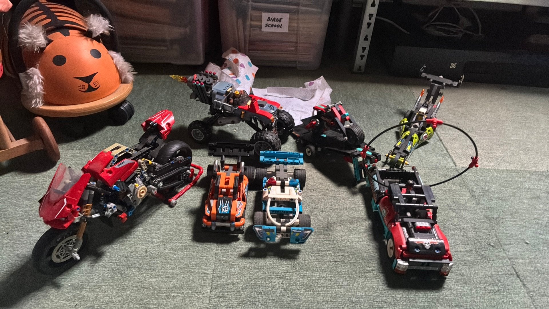 Lego Technic en Creator sets - Stunt Truck, Stunt Bike, Dune, Ophalen of Verzenden, Gebruikt, Overige merken