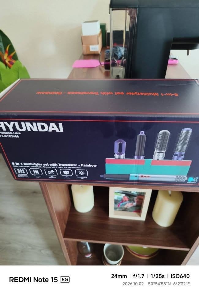 Nieuwe Hyundai 5-in-1 Multistyler met Travelcase, Ophalen of Verzenden, Nieuw, Krultang of Stijltang