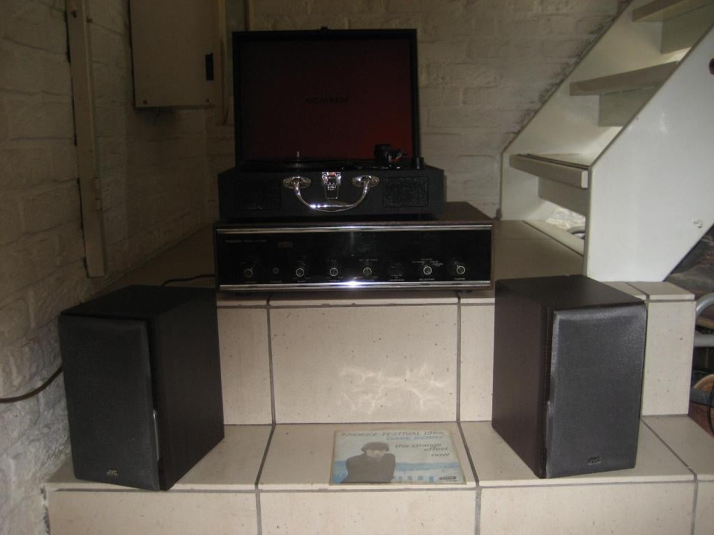 Pick up tuner boxen versterkers set, Audio, Tv en Foto, Stereo-sets, Gebruikt, Overige merken, Ophalen of Verzenden