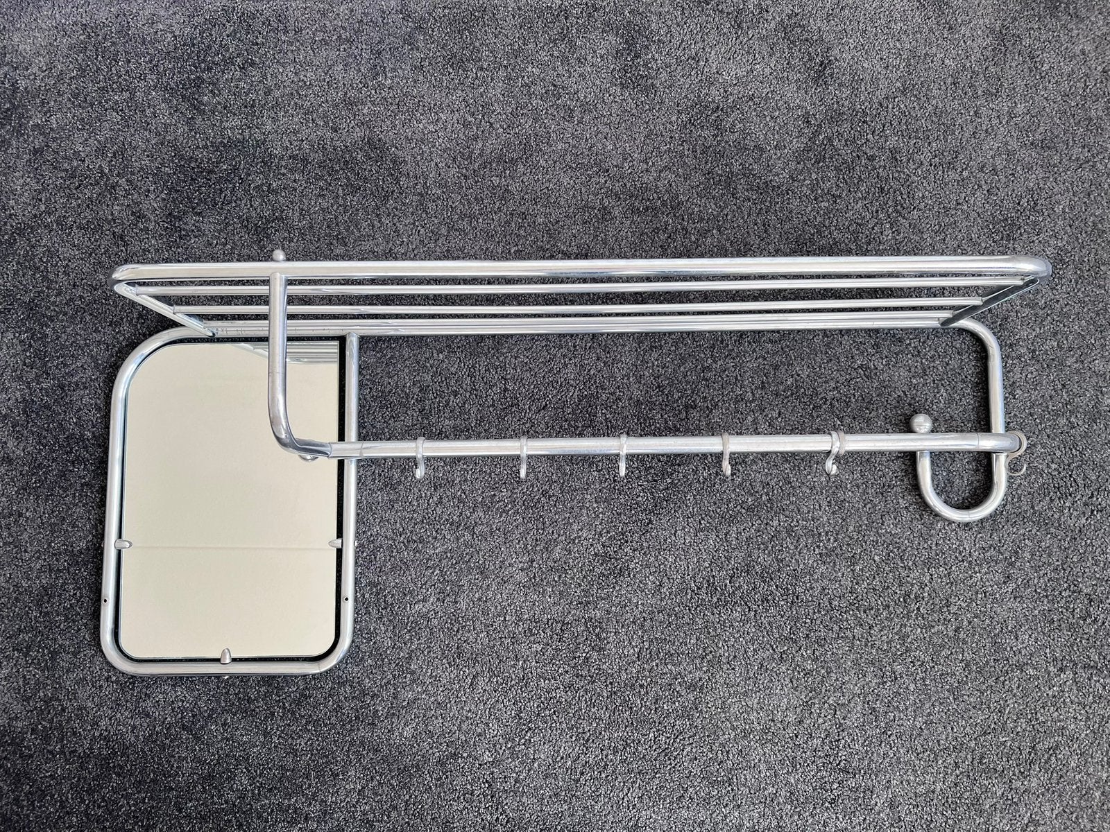Kapstok buisframe, bijzonder mét spiegel, Huis en Inrichting, Gebruikt, Minder dan 100 cm, Metaal, Ophalen