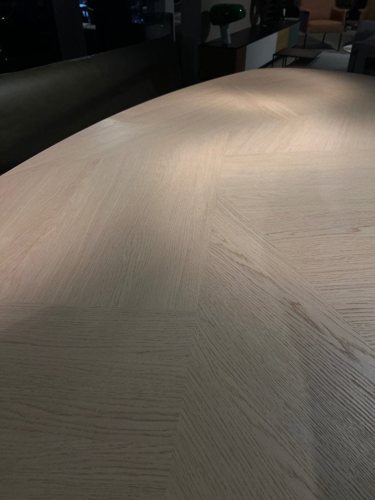 Mobitec Eclipse eettafel | E44 Light sand matte eiken, Huis en Inrichting, Marketing@mobitec.be, Mobitec, 100 tot 150 cm, Eikenhout