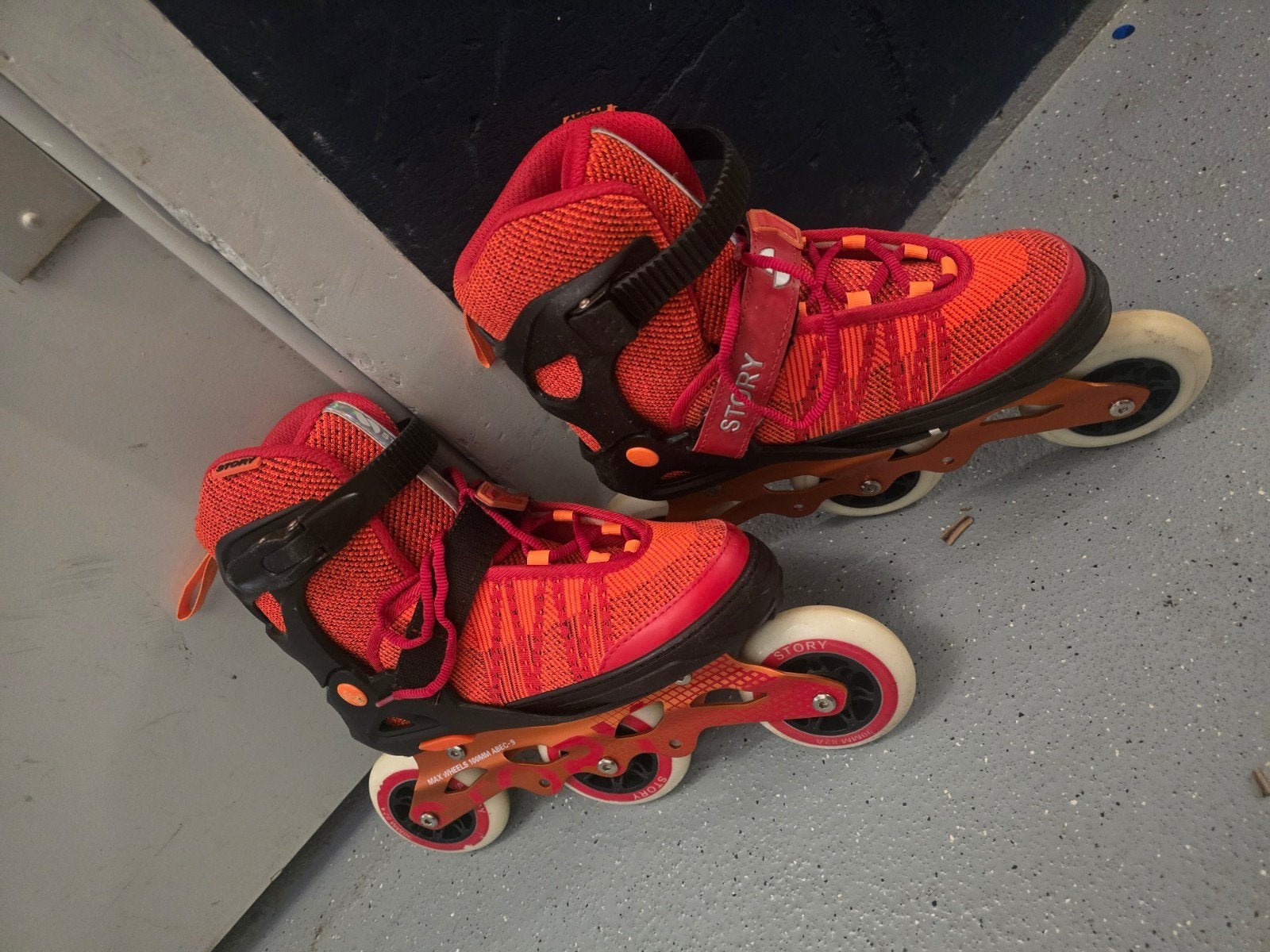 Skates - Maat 35-38, Gebruikt, Kinderen, Inline skates 4 wielen, Ophalen