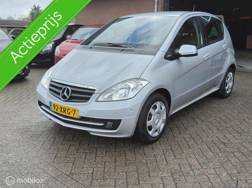 Mercedes A-klasse 160 BlueEFFICIENCY Business Class AIRCO|AP, Auto's, Voorwielaandrijving, Euro 5, Stof, Zwart