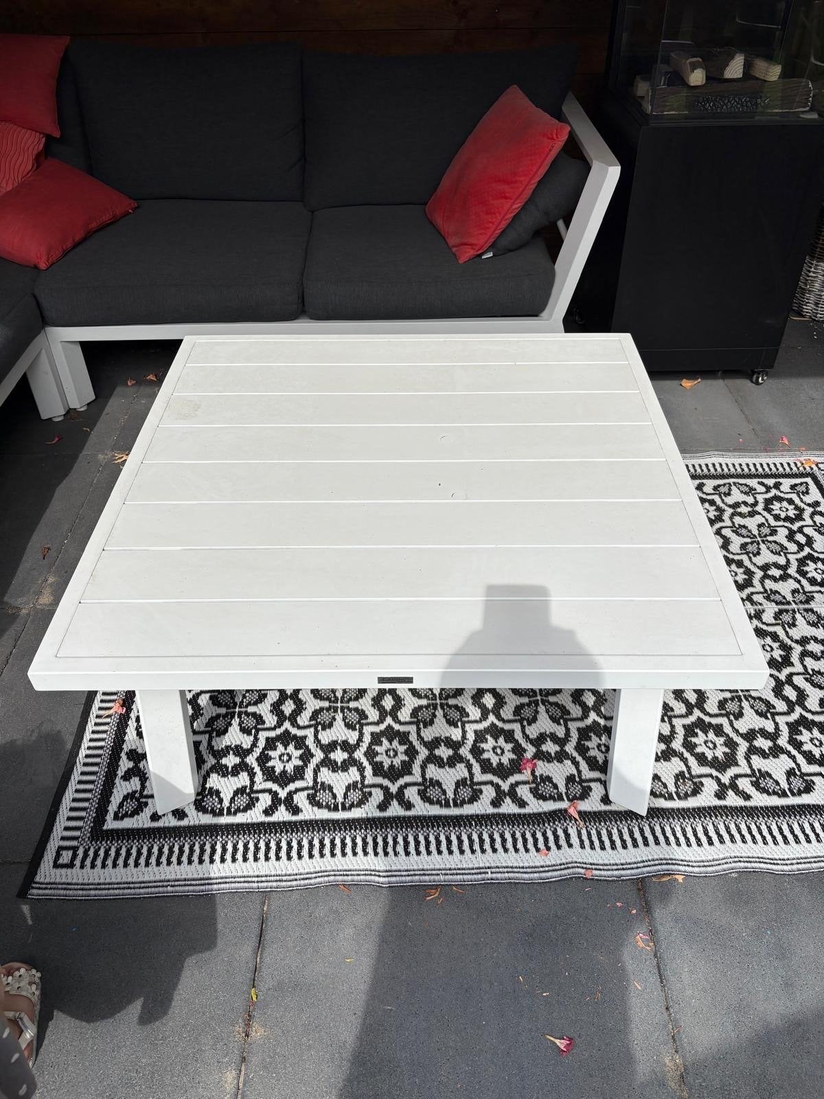 Tuintafel, Ophalen, Gebruikt, Vierkant, Kunststof