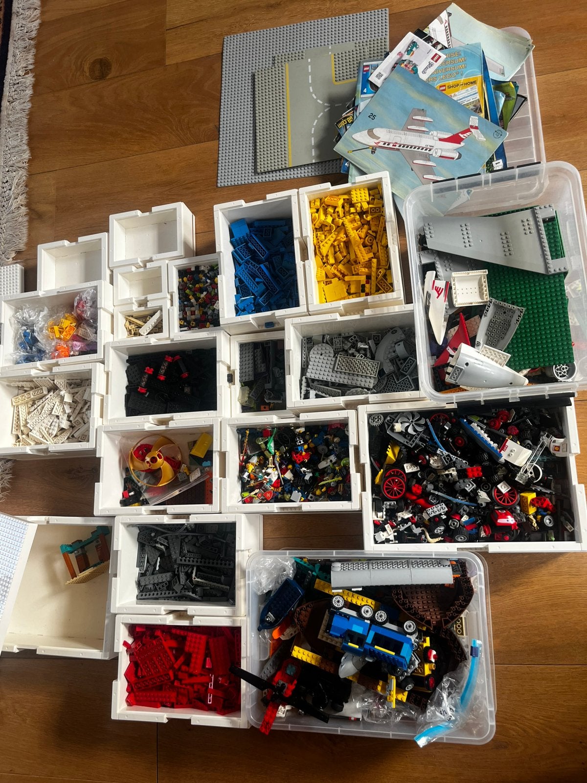 Grote partij technisch lego los, met bakken!, Ophalen of Verzenden, Zo goed als nieuw