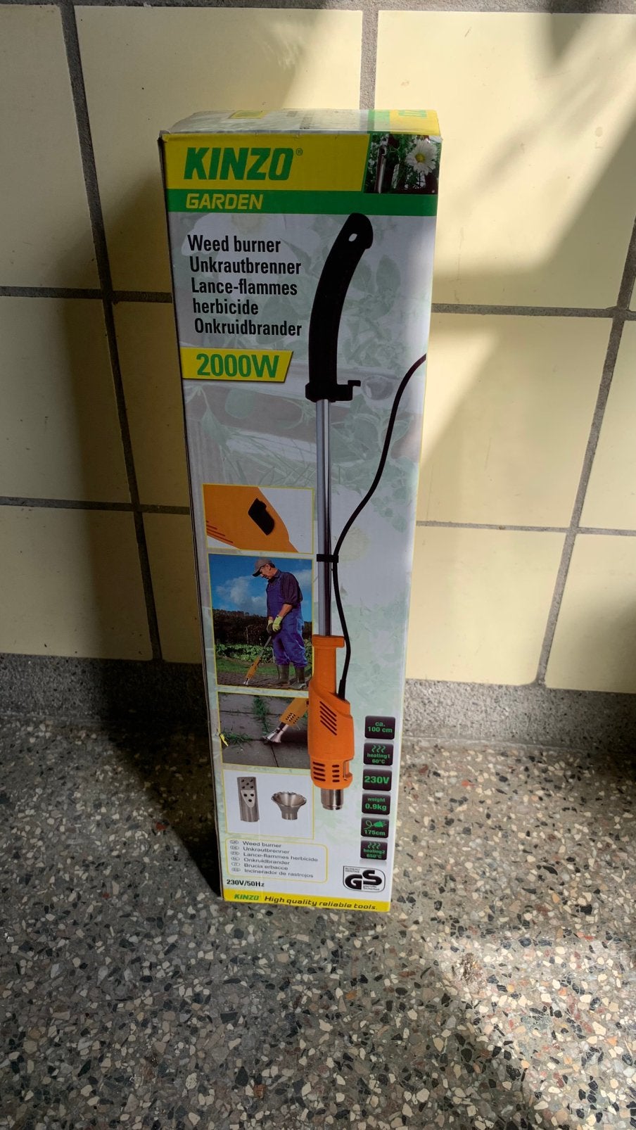 Kinzo onkruidbrander 2000W, Tuin en Terras, Ophalen, Zo goed als nieuw, Kinzo