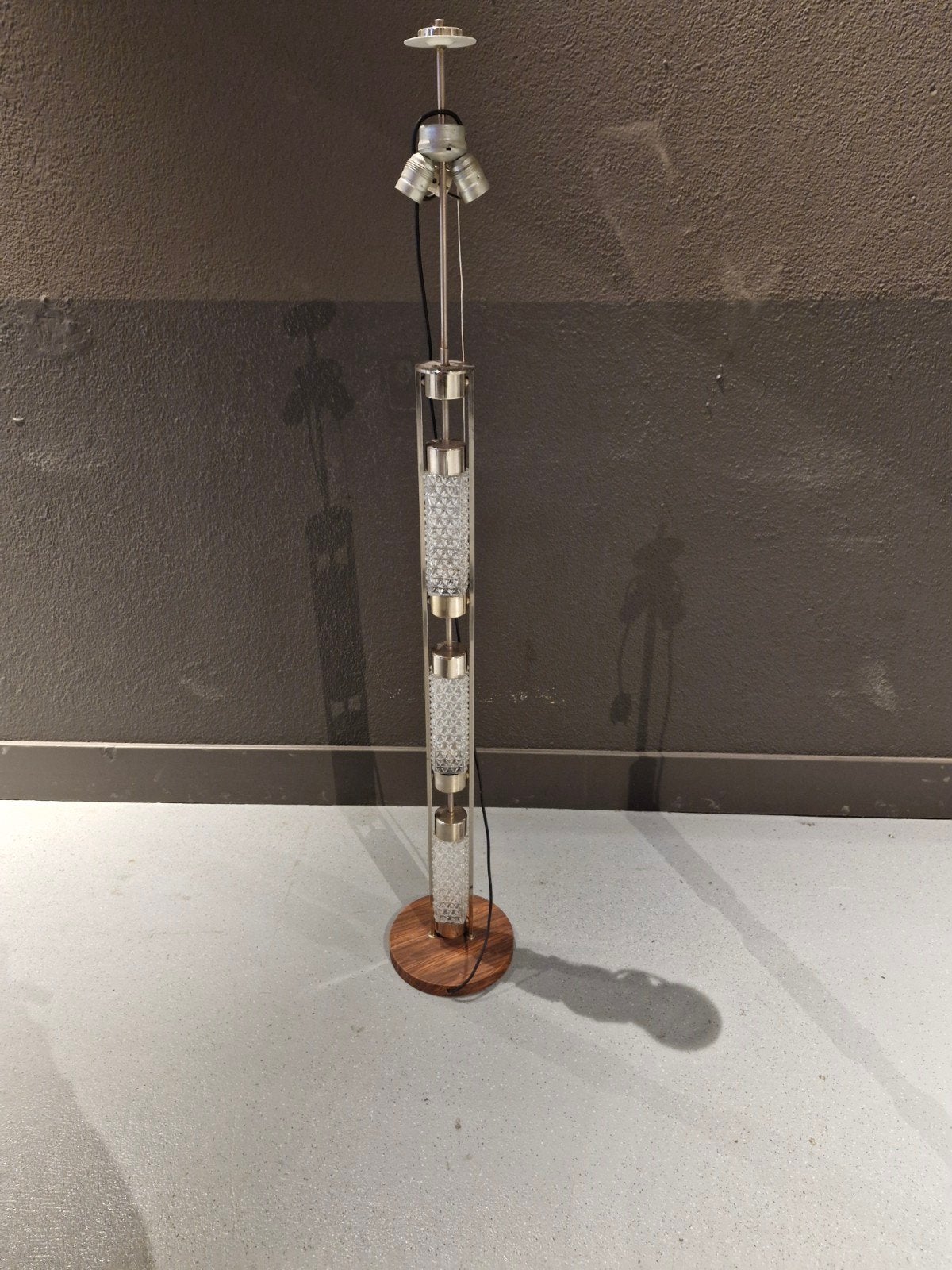 Gave jaren 70 vloerlamp een echte topper richard essig, 1970, Ophalen of Verzenden