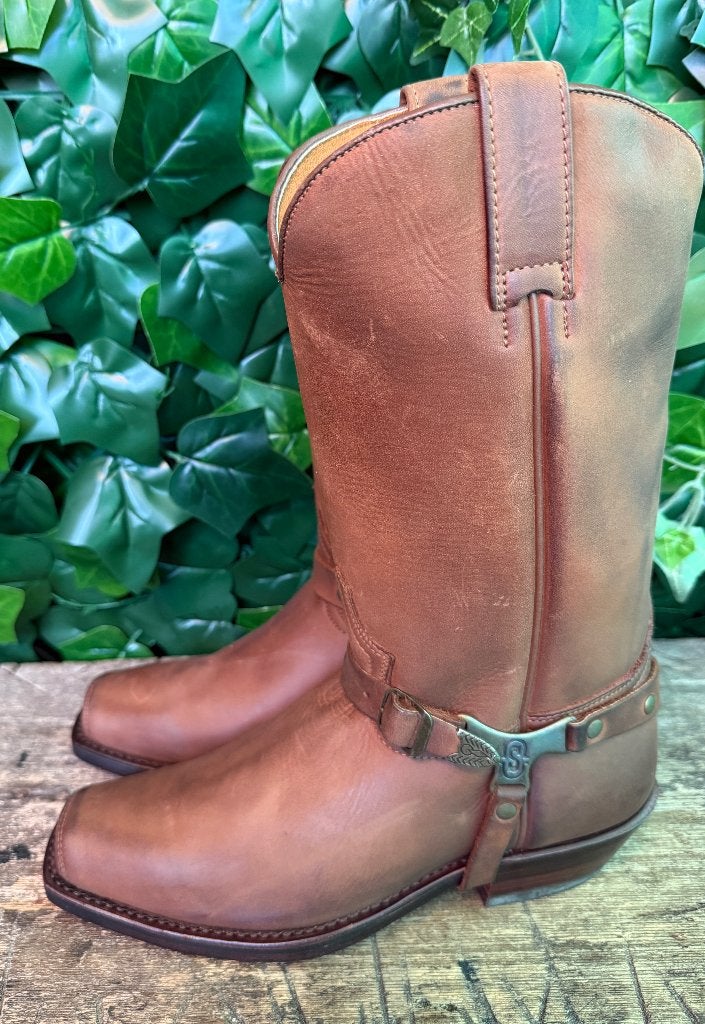 prachtige vintage biker boots van sendra maat 38, Bruin, Nieuw, Ophalen of Verzenden, Sendra