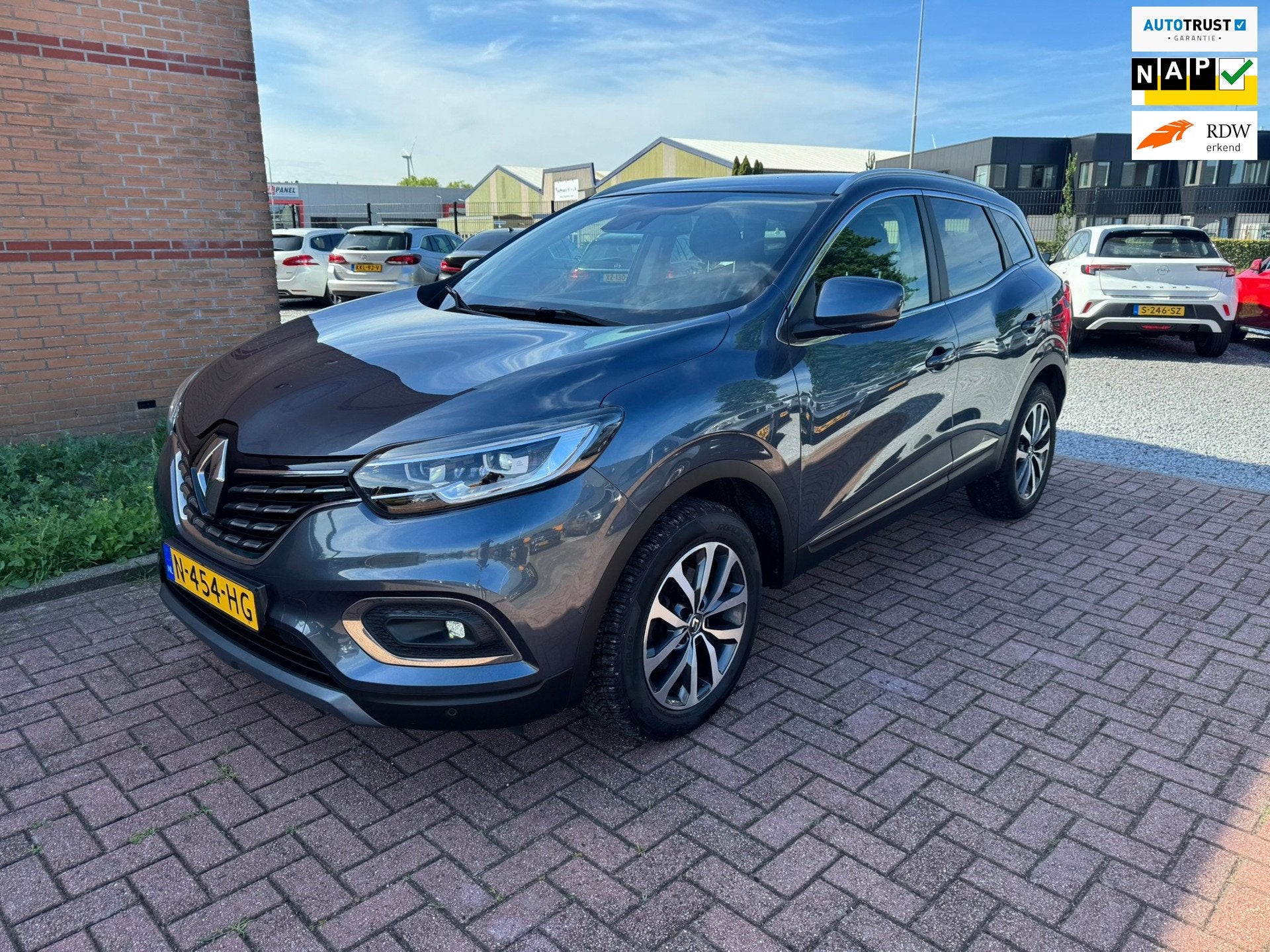 Renault Kadjar 1.3 TCe Intens Automaat, Full Led,, Auto's, Gebruikt, Leder en Stof, Origineel Nederlands, Bedrijf