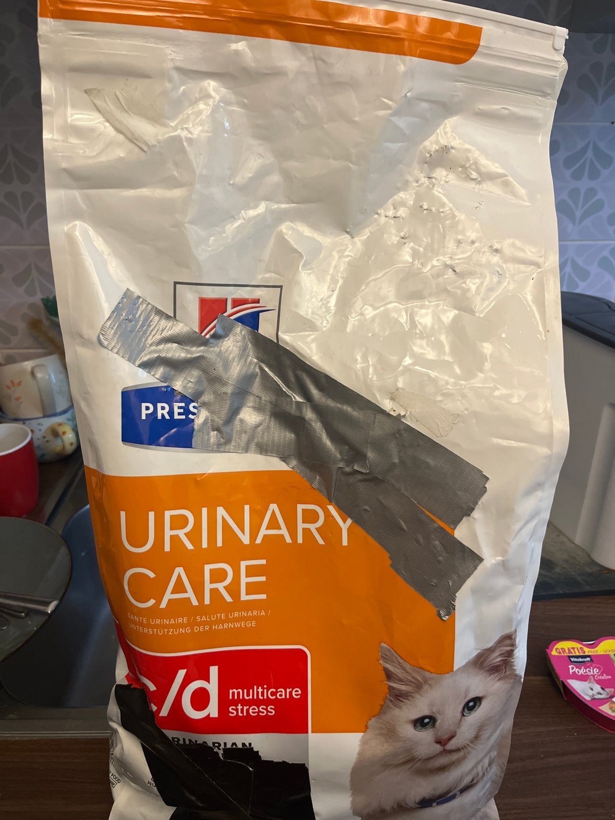 Hills urinary care c/d halve zak gratis af te halen, Dieren en Toebehoren, Dierenvoeding, Ophalen, Kat
