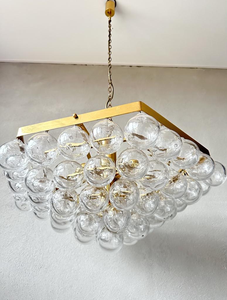 Vintage XXL Murano ballen kroonluchter, Huis en Inrichting, Lampen | Kroonluchters, Niet ingevuld, Mid century modern, Niet ingevuld