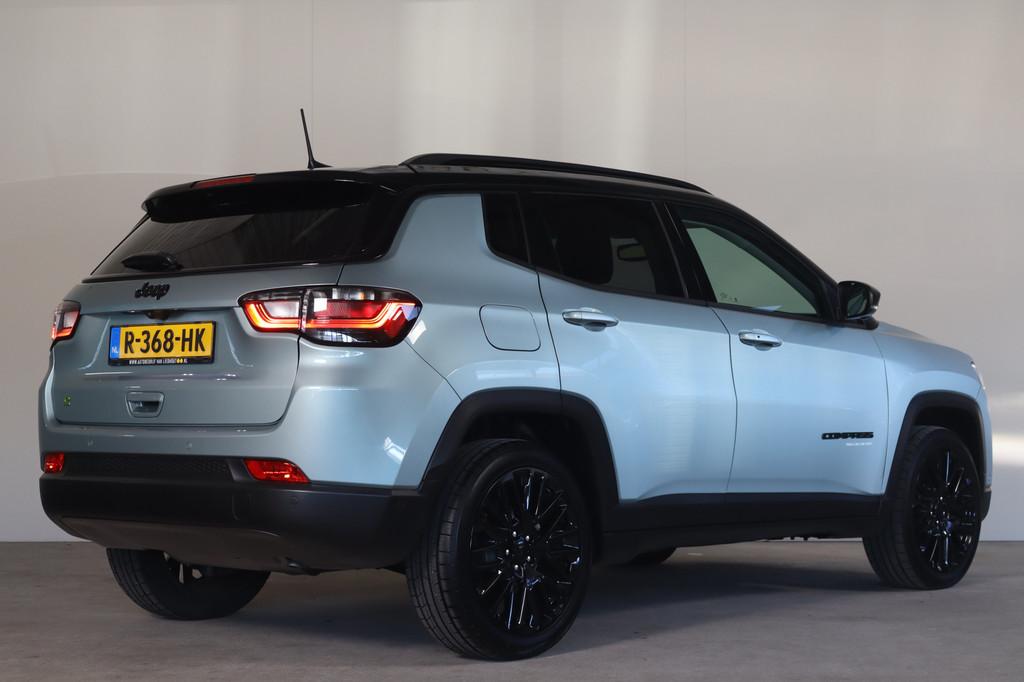 Jeep Compass 1.5T e-Hybrid S NL-Auto! Apple Car-Play I Camer, Auto's, Jeep, Gebruikt, Euro 6, 4 cilinders, Blauw