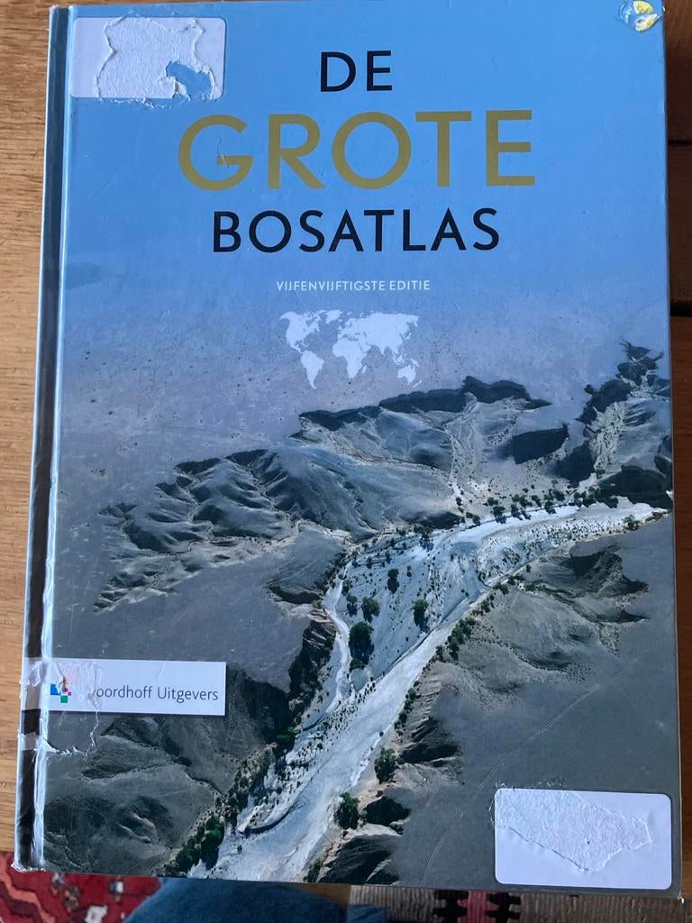 De Grote Bosatlas - Vijfenvijftigste Editie, Gelezen, Bosatlas, 2000 tot heden, Ophalen of Verzenden