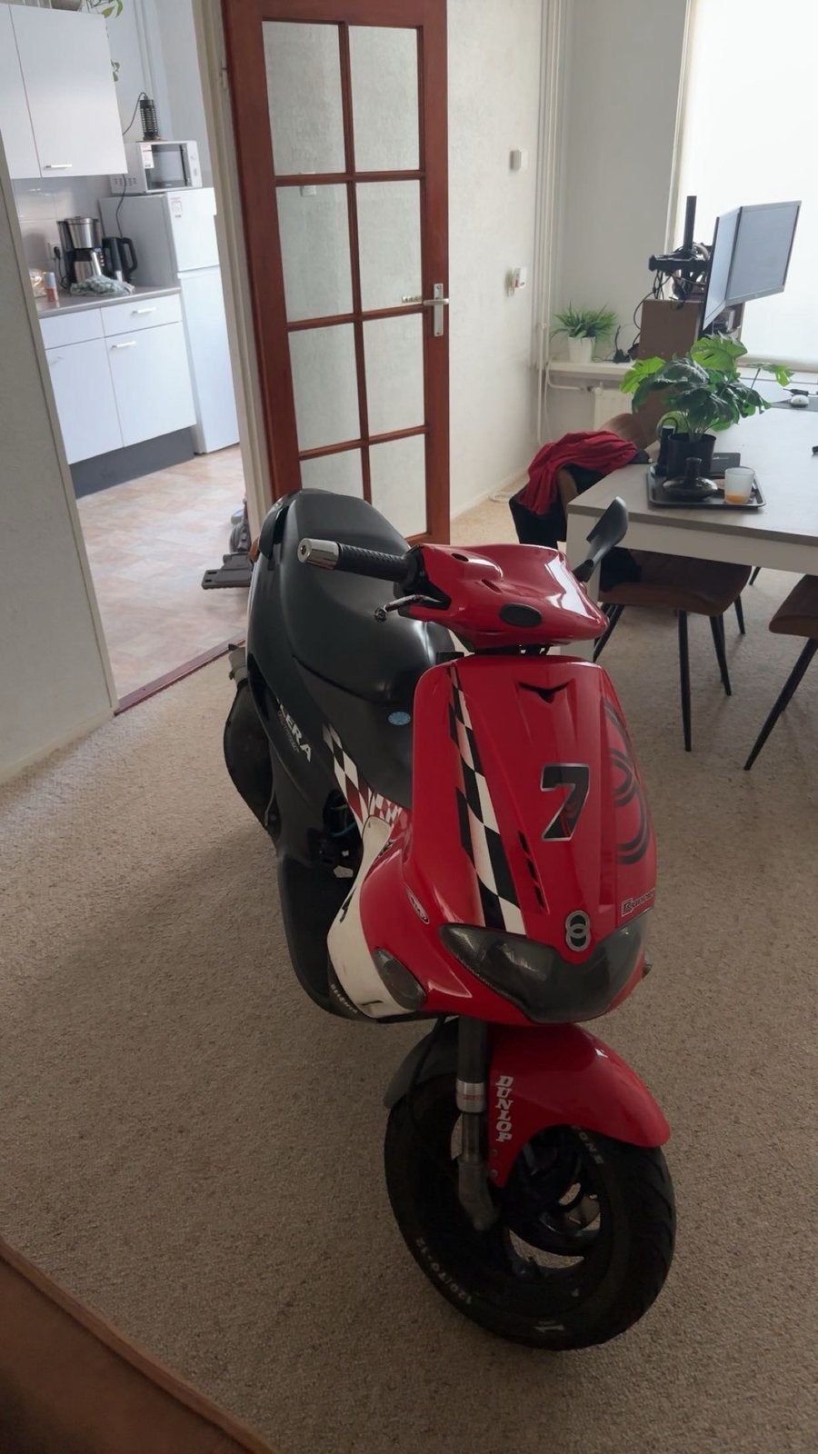 Gilera runner lucky 7 50cc met gebruikssporen, Ophalen, Zo goed als nieuw, Blok