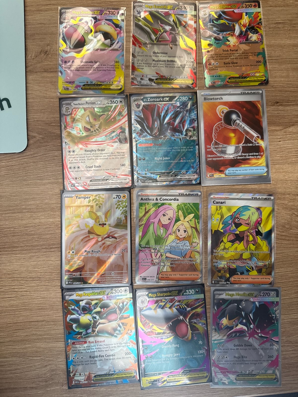 Pokémon Kaarten Collectie - Diverse EXen Trainer Kaarte, Ophalen of Verzenden, Gebruikt, Meerdere kaarten