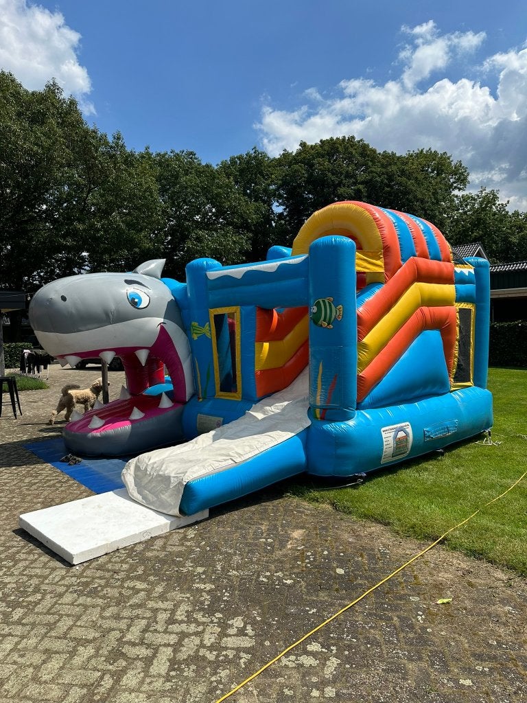 Groot multiplay springkussen te huur, Ophalen, Zo goed als nieuw, Overige