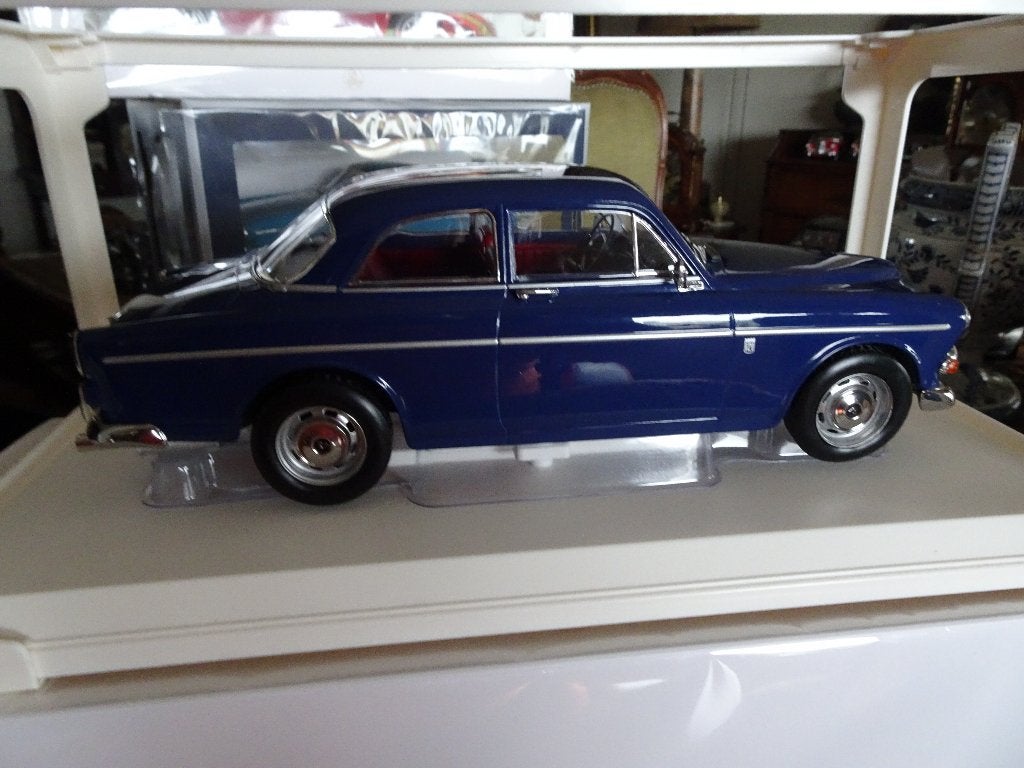 MOOIE VOLVO AMEZONE  MIDNIGT  BLAUW 1966 NOREV 1;18, Ophalen of Verzenden, Zo goed als nieuw, Auto, Norev