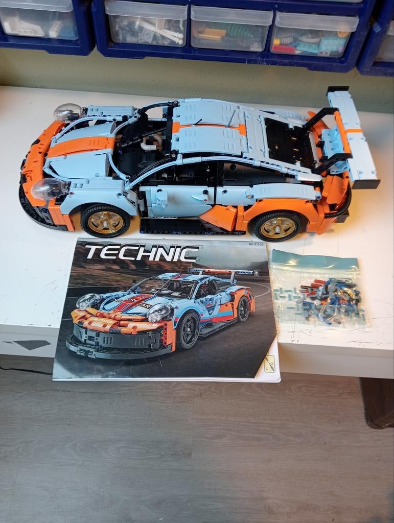 Lego Porsche 911 GT3 RS (niet echte lego), Ophalen of Verzenden