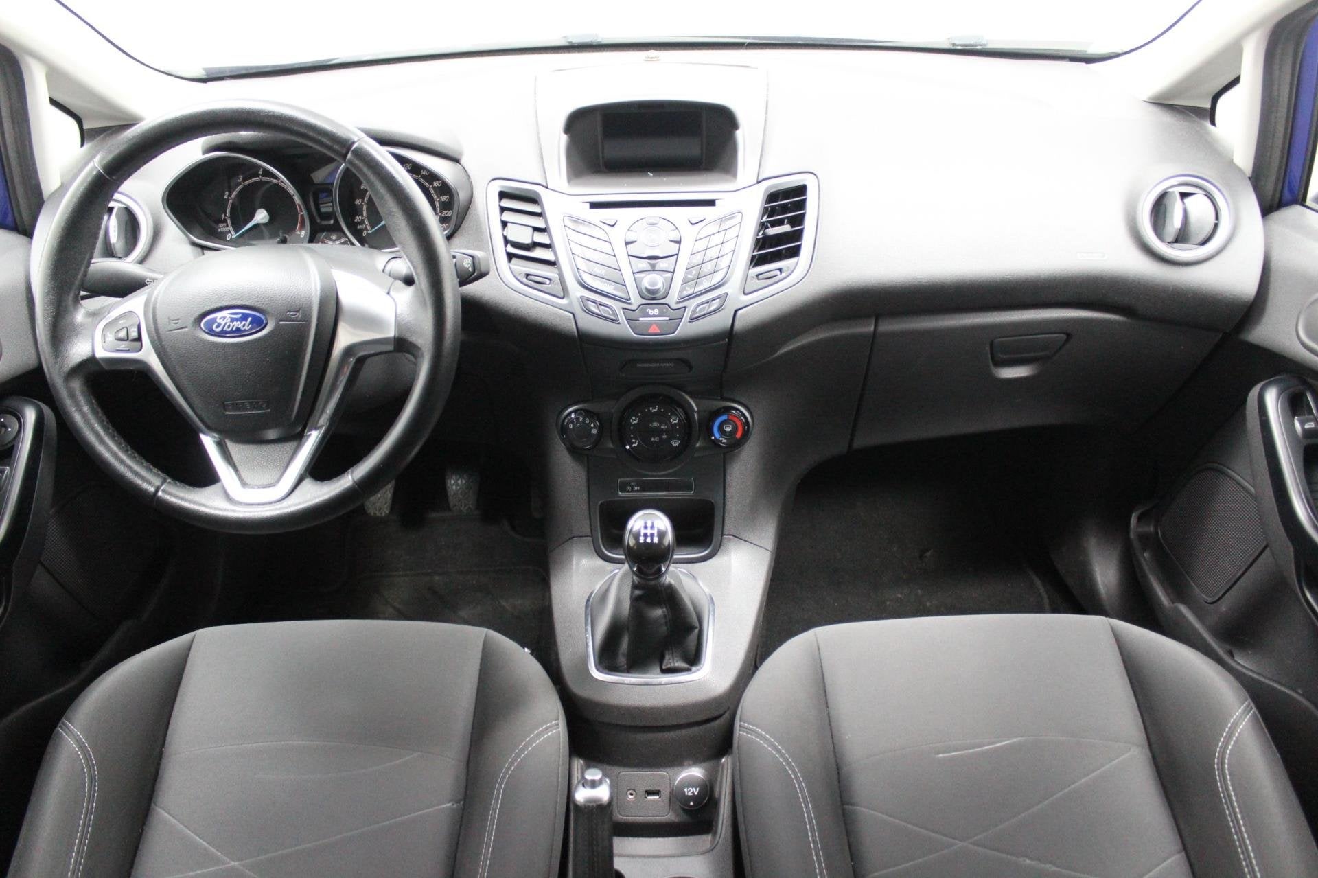 Ford Fiesta 1.0 Style | Airco | Goed onderhouden | Nette aut, Euro 6, 525 kg, Blauw, 23 km/l