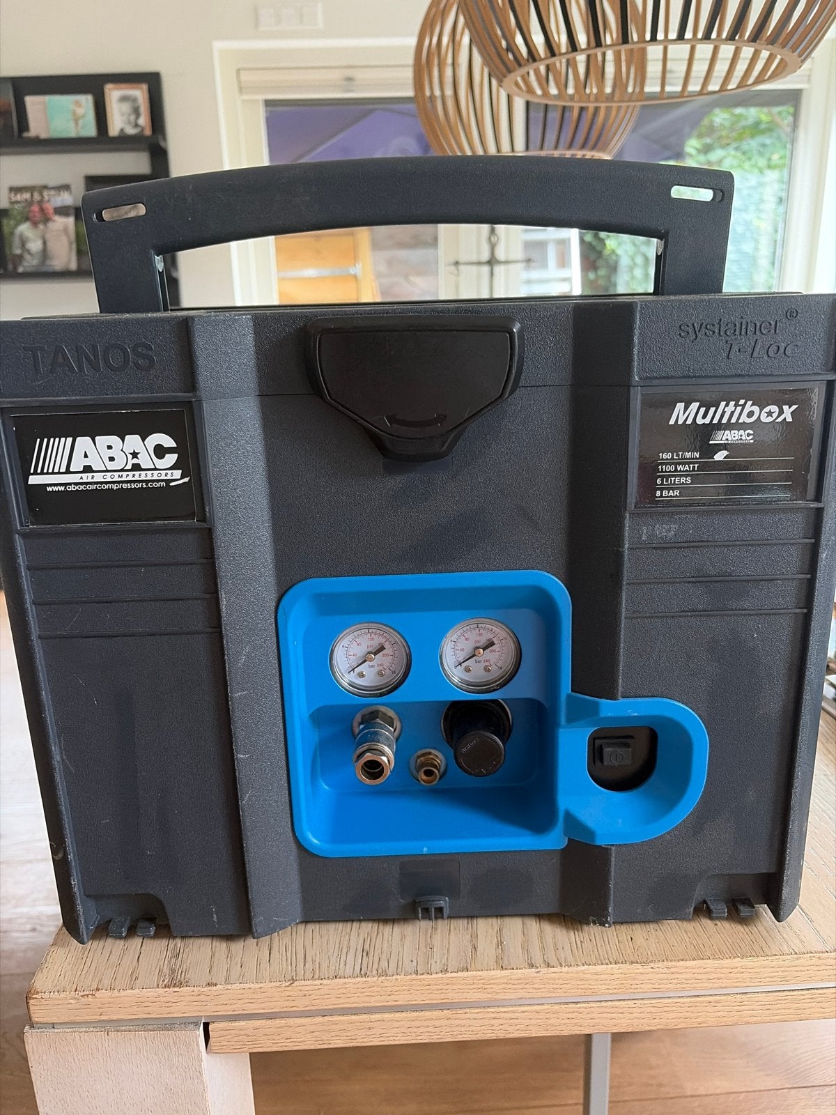 ABAC Multibox Compressor - Compact en Krachtig, Doe-het-zelf en Verbouw, Gebruikt, 6 tot 10 bar, Ophalen of Verzenden, Minder dan 200 liter/min