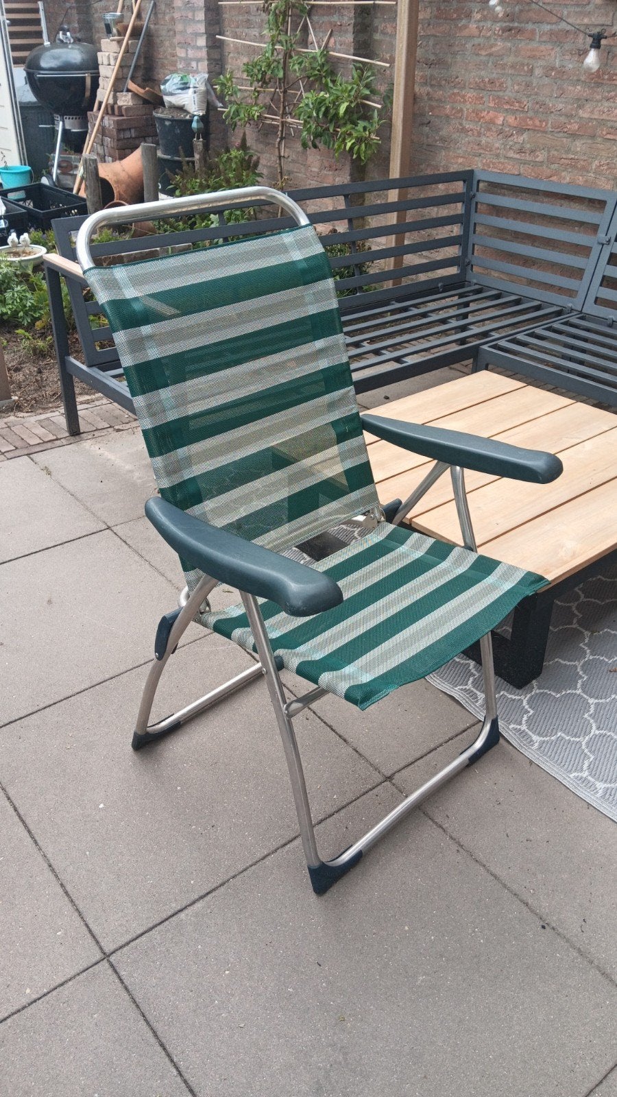 Crespo campingstoel - gebruikt, Ophalen, Gebruikt, Campingstoel
