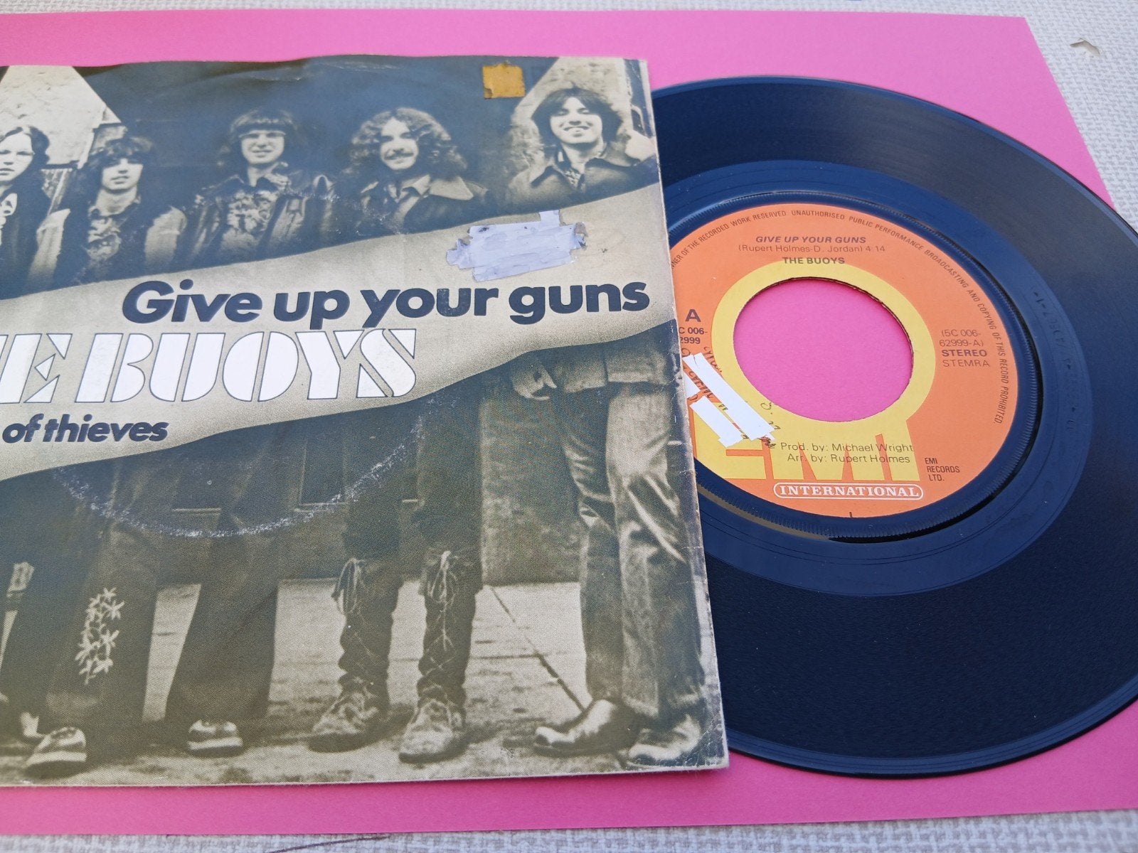 VINYL SINGLE   THE BUOYS, Verzenden, Zo goed als nieuw, Pop