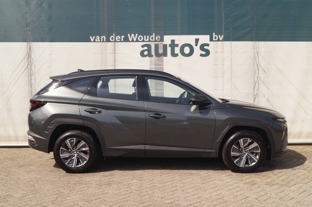 Hyundai Tucson 1.6 T-GDI HEV i-Motion -NAVI-ECC-CAM-TREKHAAK, Stof, Gebruikt, Euro 6, 4 cilinders