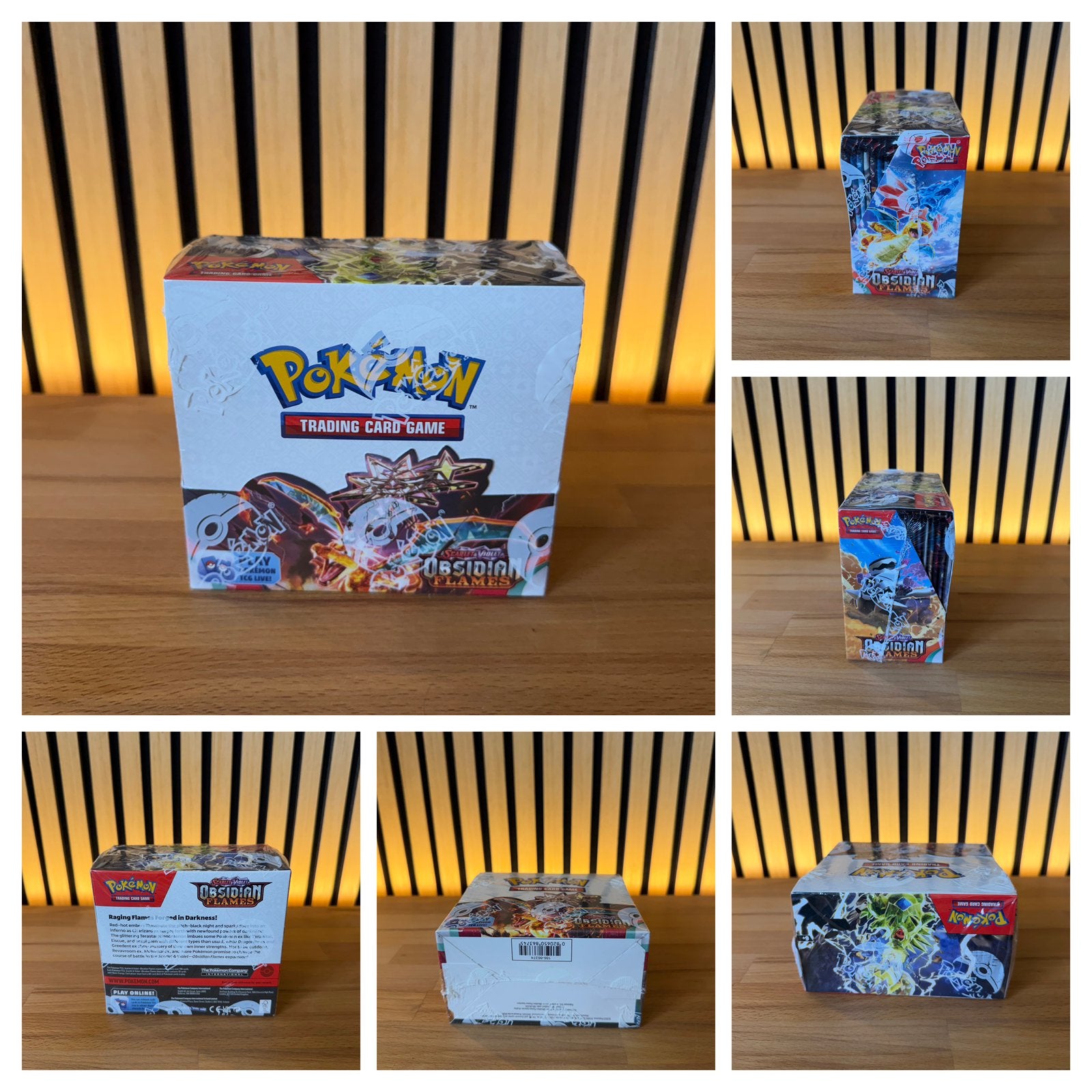 Pokemon Scarlet & Violet Obsidian Flames Boosterbox, Ophalen of Verzenden, Nieuw, Boosterbox, Foil