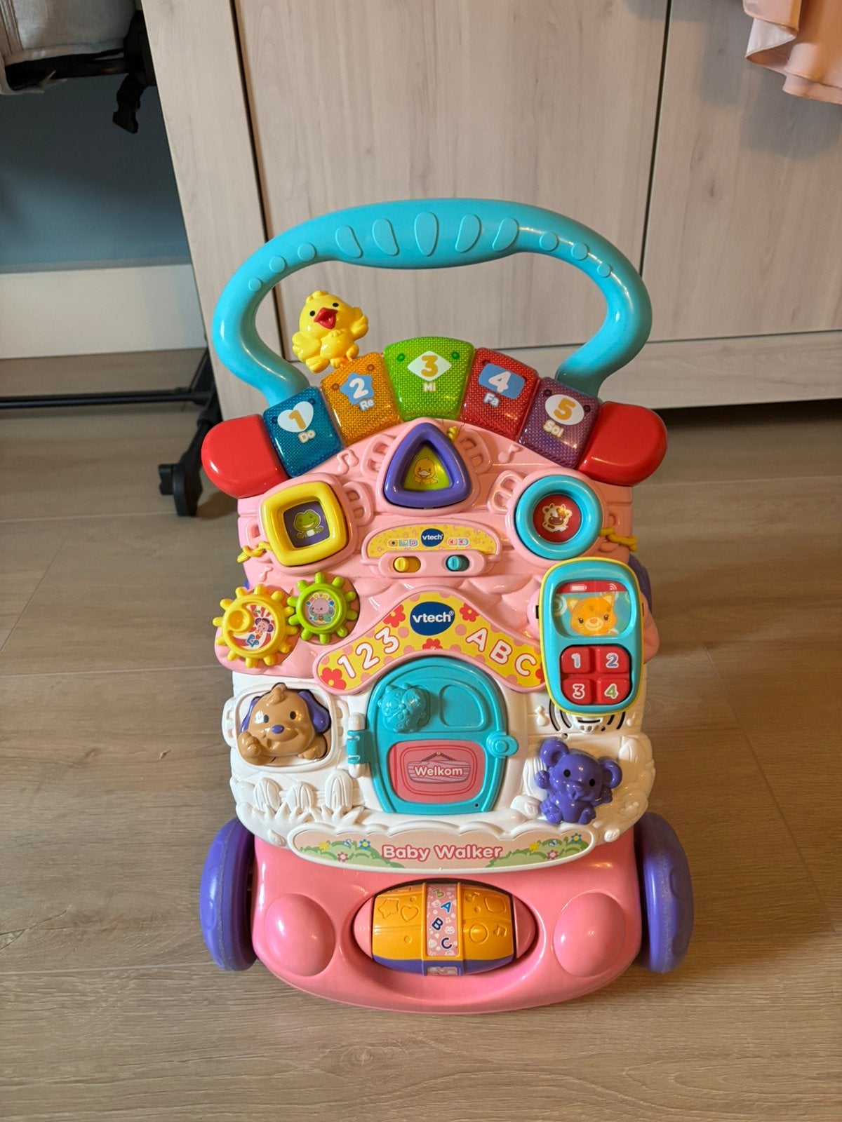 Babywalker vtech meisjes, Ophalen, Zo goed als nieuw