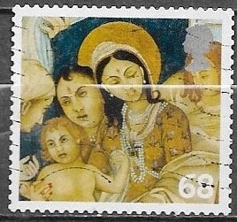 GB 68p. Kerstzegel - Maria met kind - 2005, Postzegels en Munten, Postzegels | Europa | UK, Verzenden, Gestempeld