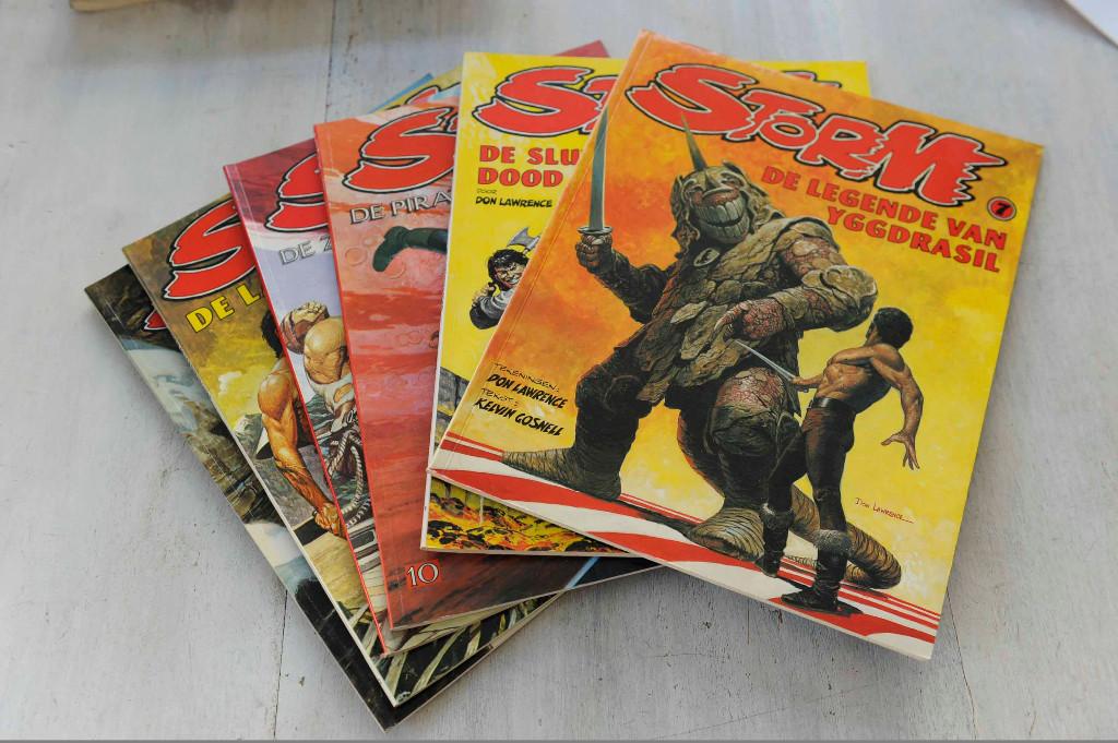 STORM door Don Lawrence 6 albums, Boeken, Stripboeken, Meerdere stripboeken, Verzenden, Gelezen
