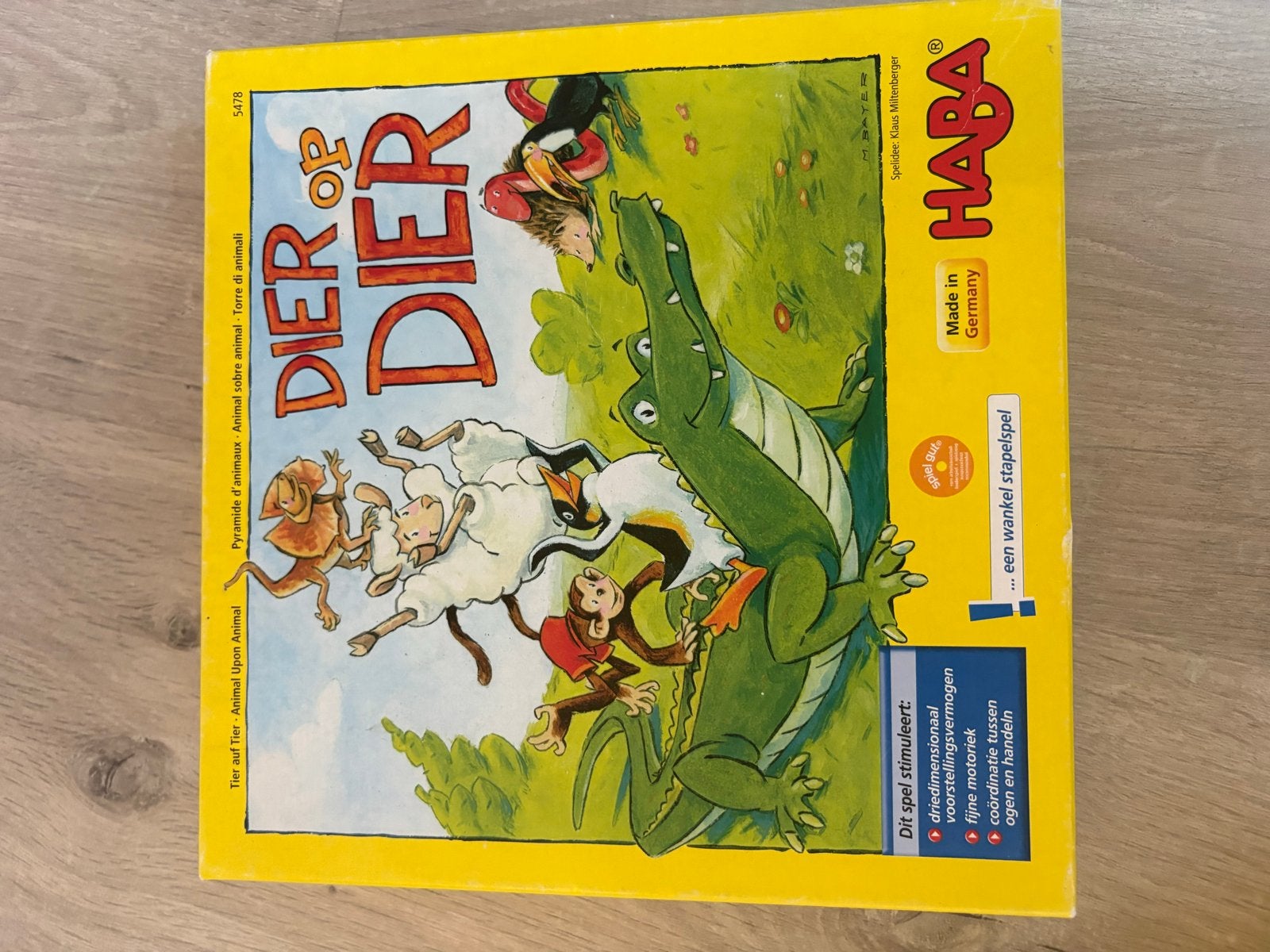HABA Dier op Dier - Stapelspel voor kinderen, Ophalen of Verzenden, Zo goed als nieuw, Jongen of Meisje