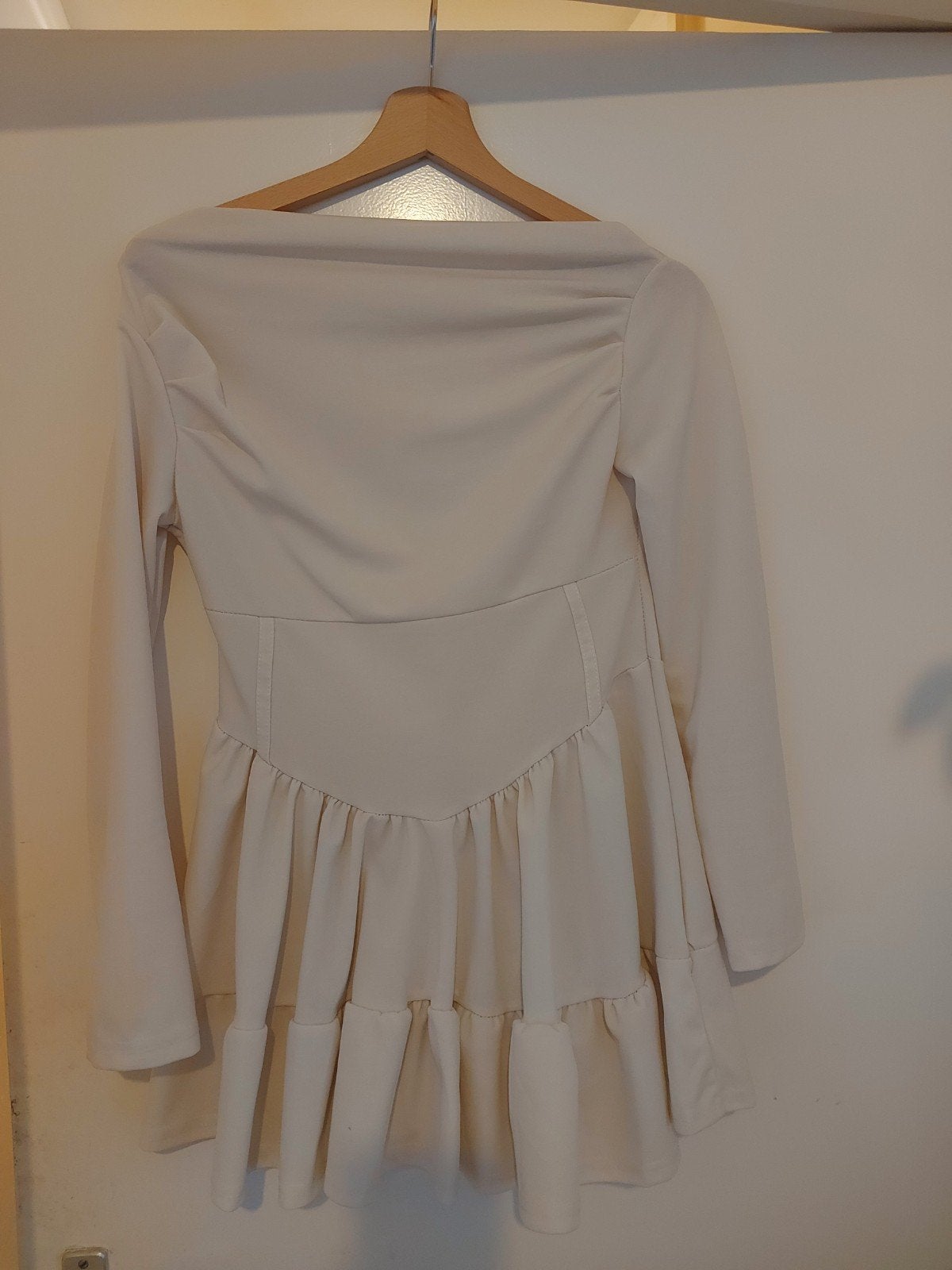 Lange witte rok en crèmekleurige top/jurkeŕ, Maat 38/40 (M), Wit, Nieuw, Ophalen of Verzenden