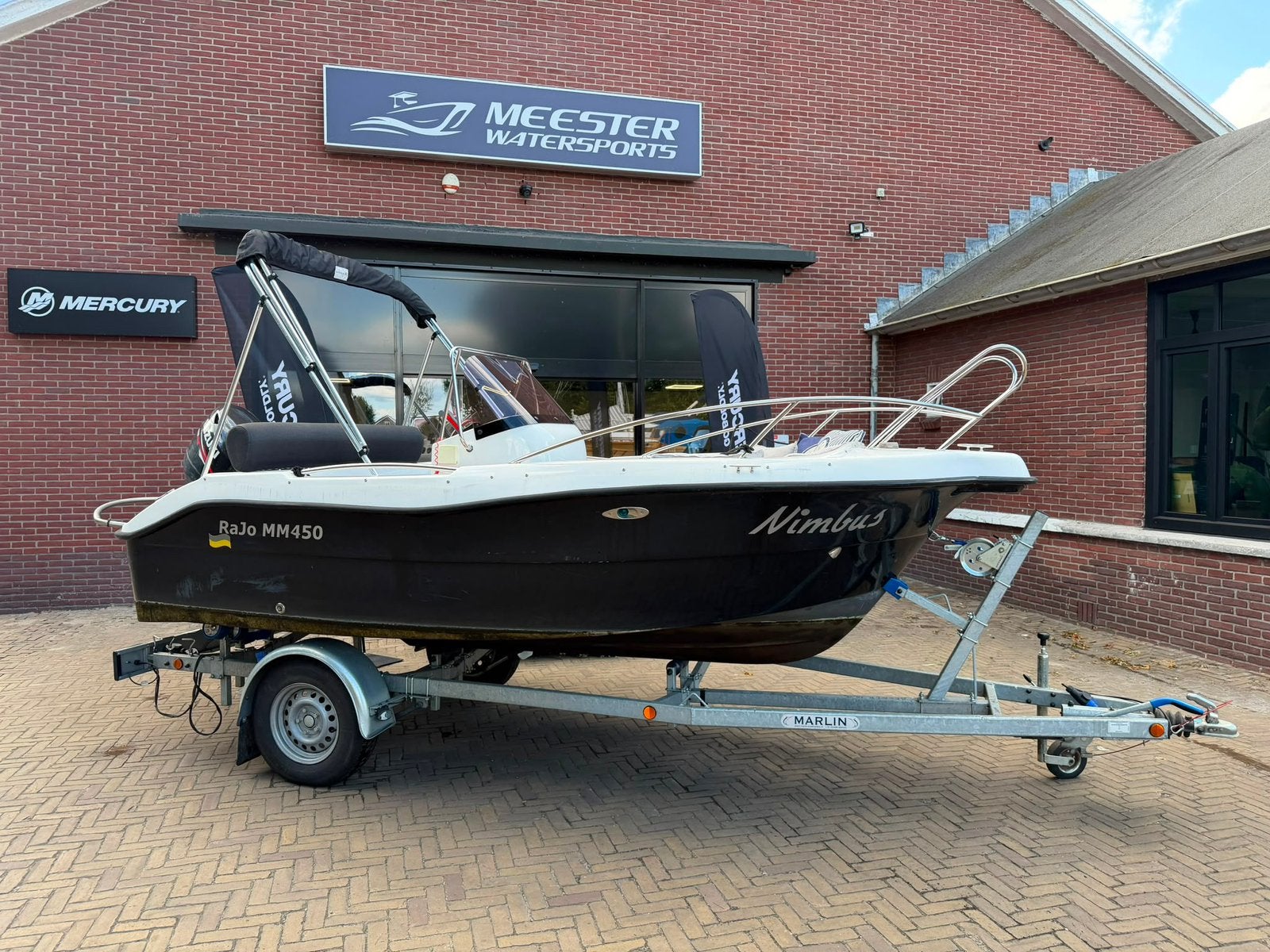 Rajo 450 Open / 40 pk 4 takt / 2015 / Compleet / Trailer, Watersport en Boten, Ophalen of Verzenden, Zo goed als nieuw