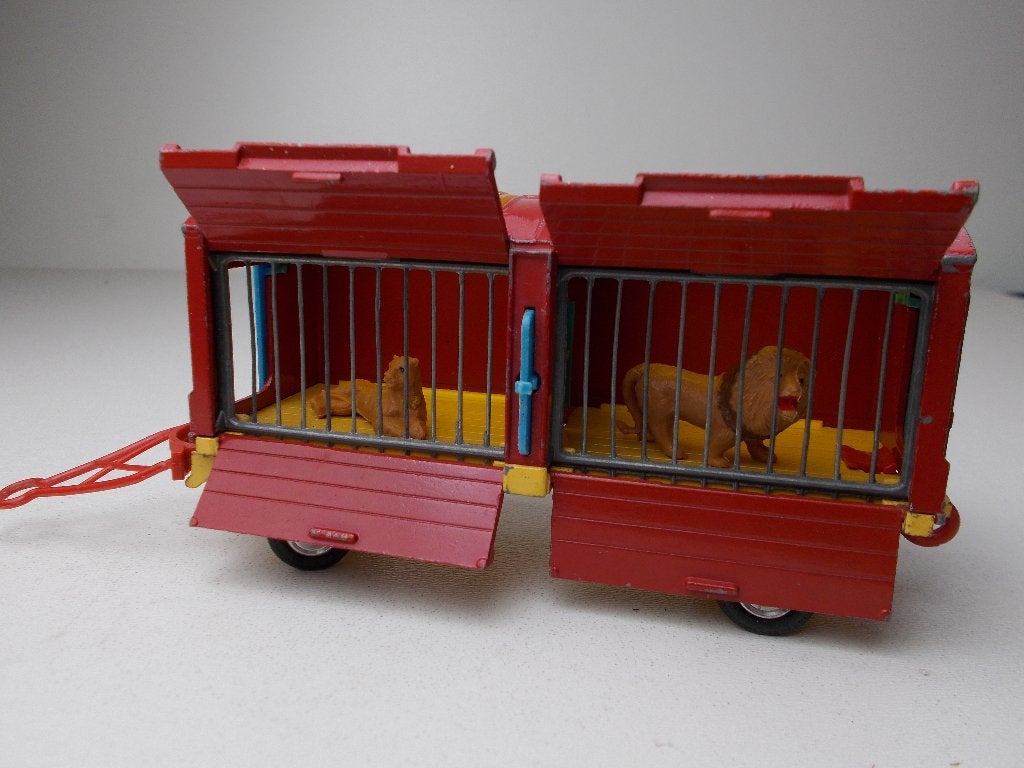 1962 Corgi MajorToys 1123 CHIPPERFIELDS ANIMAL CAGE (-F-), Ophalen of Verzenden, Zo goed als nieuw, Bus of Vrachtwagen, Corgi