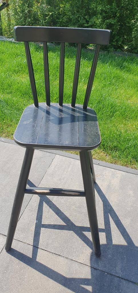 IKEA AGAM kinderstoel - Zwart, Kinderen en Baby's, Kinderstoelen, Ophalen, Gebruikt