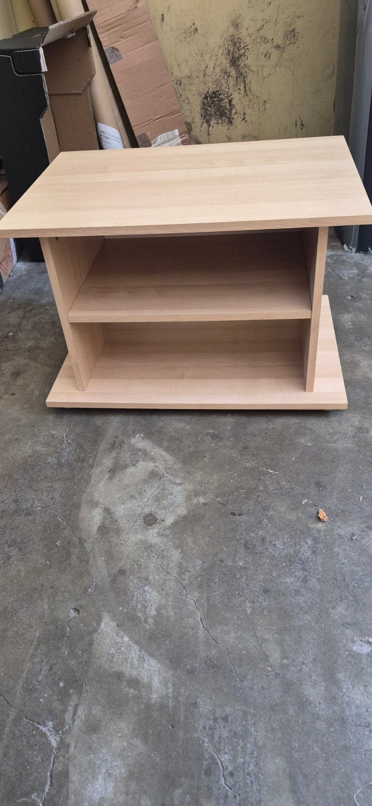 Houten salontafel OPPLA van IKEA met opbergruimte, Ophalen, 50 tot 100 cm, Zo goed als nieuw, Minder dan 100 cm