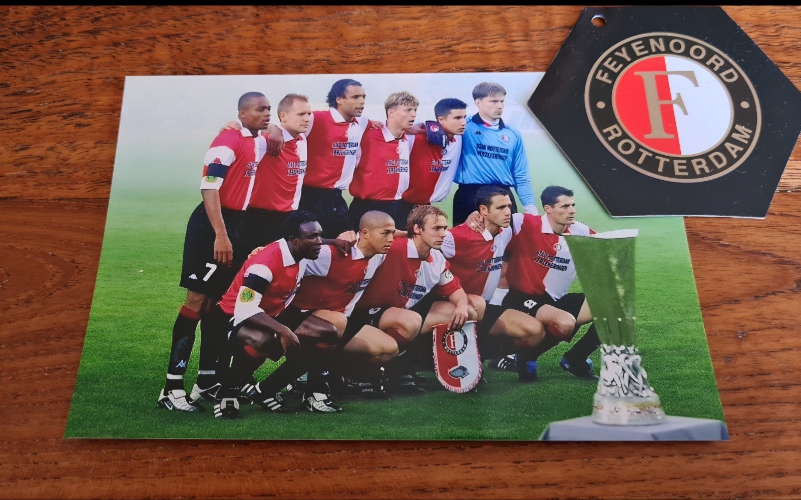 Feyenoord winnaar Uefa-cup
Seizoen 2001/2002.
Voor de finale, Ophalen of Verzenden, Zo goed als nieuw, Feyenoord, Overige typen