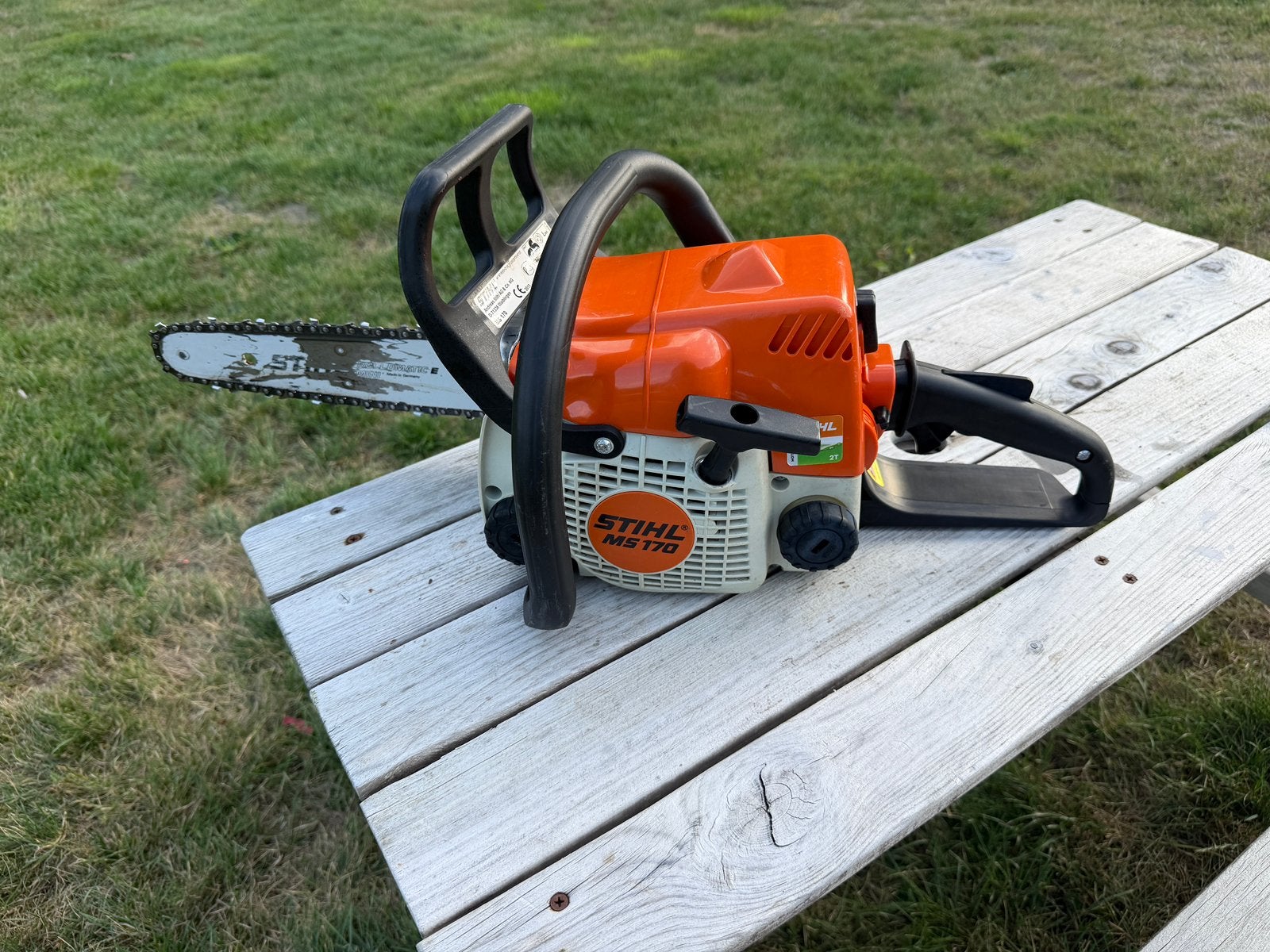 ‼️ Stihl ms170 kettingzaag ‼️, Ophalen, Zo goed als nieuw