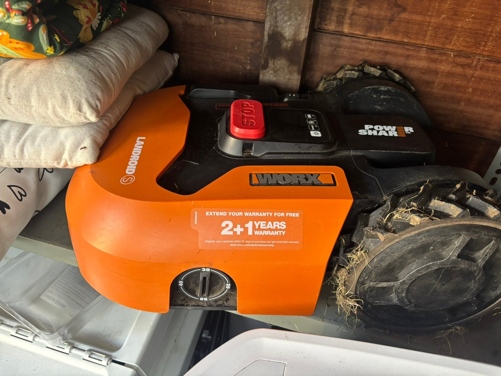 Worx WR130E Robotmaaier - complete set, Tuin en Terras, Cirkelmaaier, Minder dan 30 cm, Accu-grasmaaier, Ophalen of Verzenden