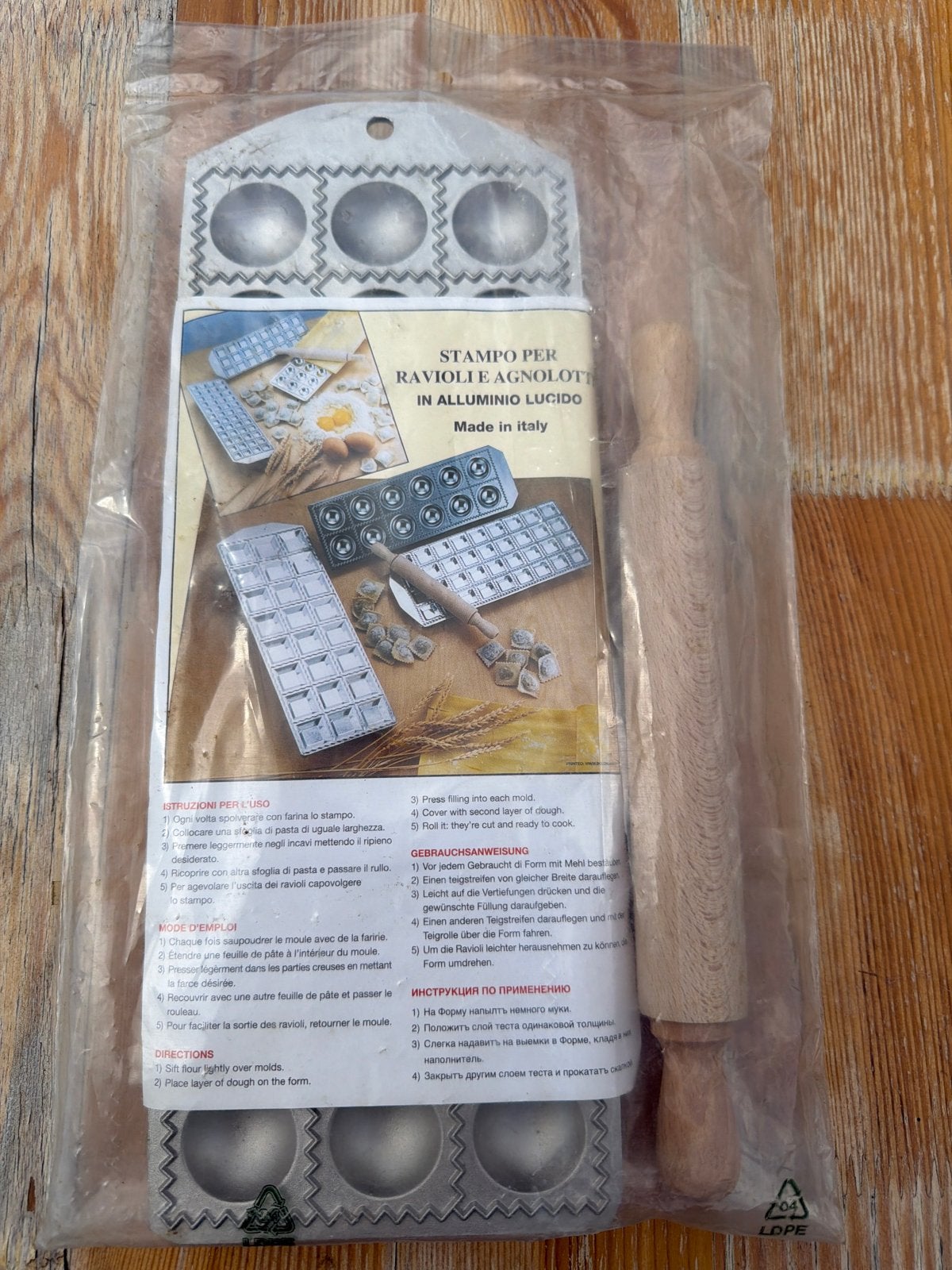 Ravioli- en agnolotti-maker van aluminium, ongebruikt, Ophalen of Verzenden, Nieuw