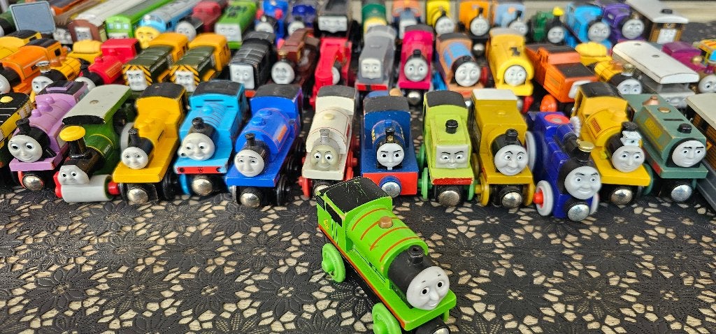 Thomas de trein Hout Percy, Kinderen en Baby's, Speelgoed | Thomas de Trein, Ophalen of Verzenden, Zo goed als nieuw
