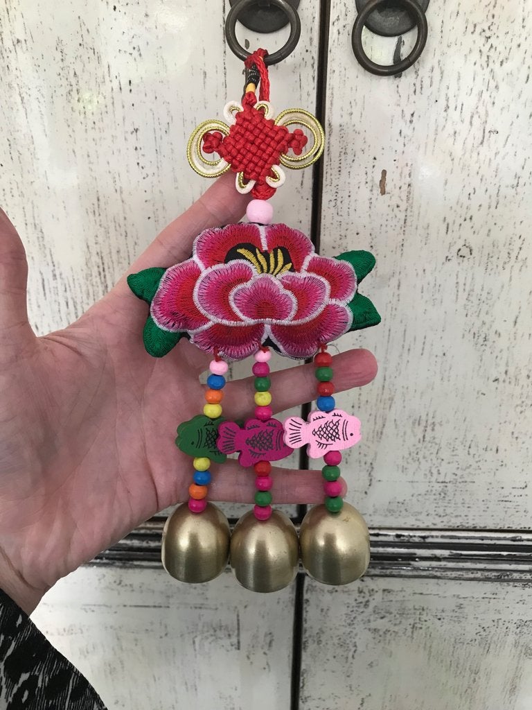 Indiase oosterse gelukshanger met bellen, Verburgt Vintage, Meerkleurig, Nieuw, Ophalen of Verzenden