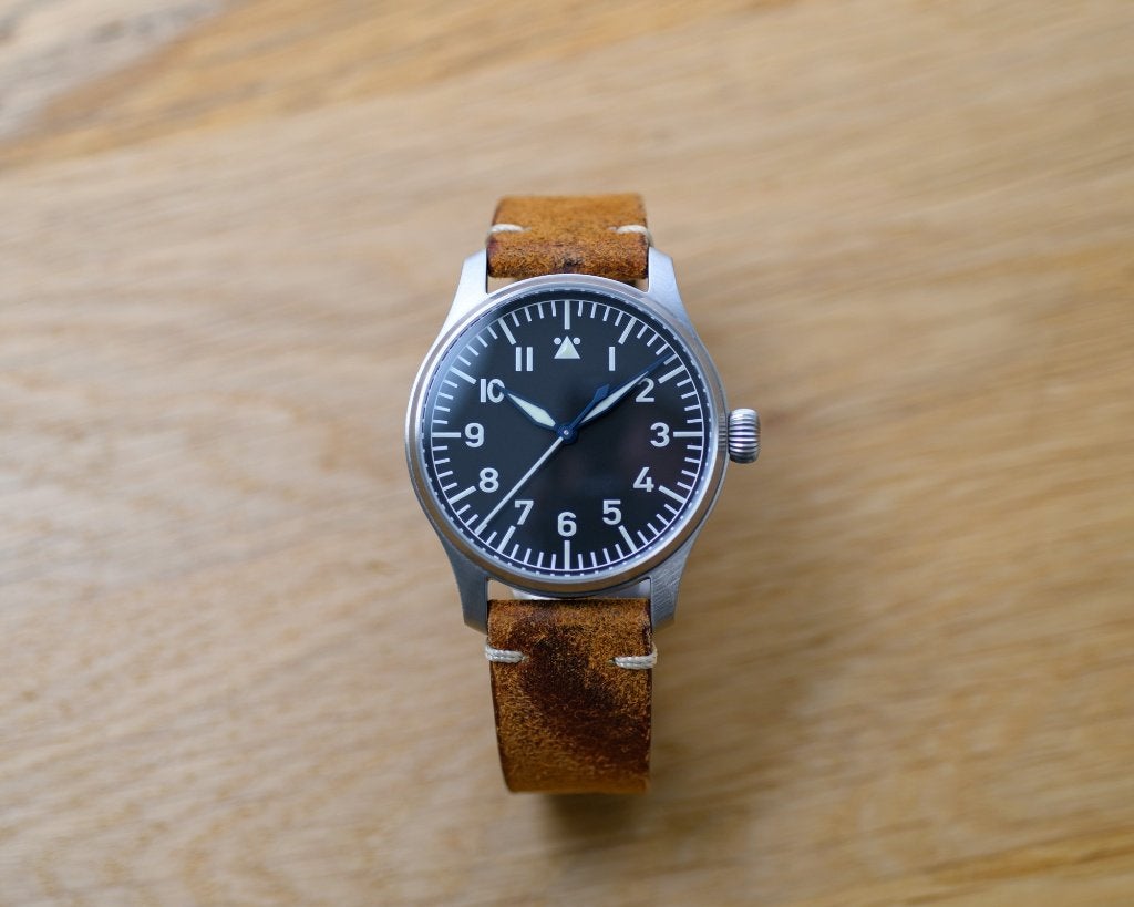 Stowa Flieger Classic 40 - Nieuwstaat, Overige merken, Leer, Staal, Polshorloge