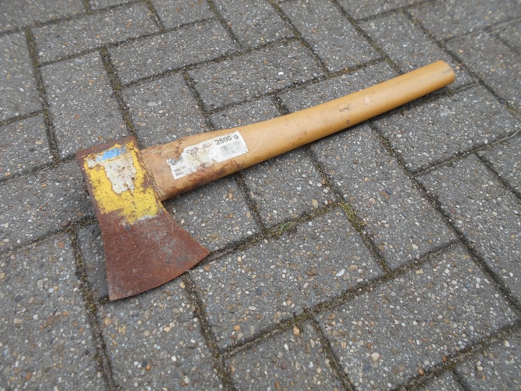handbijl 2500 gram, Ophalen of Verzenden, Gebruikt