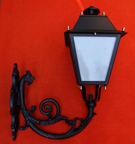 Gietijzeren wandlantaarn, tuinlamp, lantaarnpalen, Overige materialen, Minder dan 50 watt, Nieuw, Ophalen of Verzenden