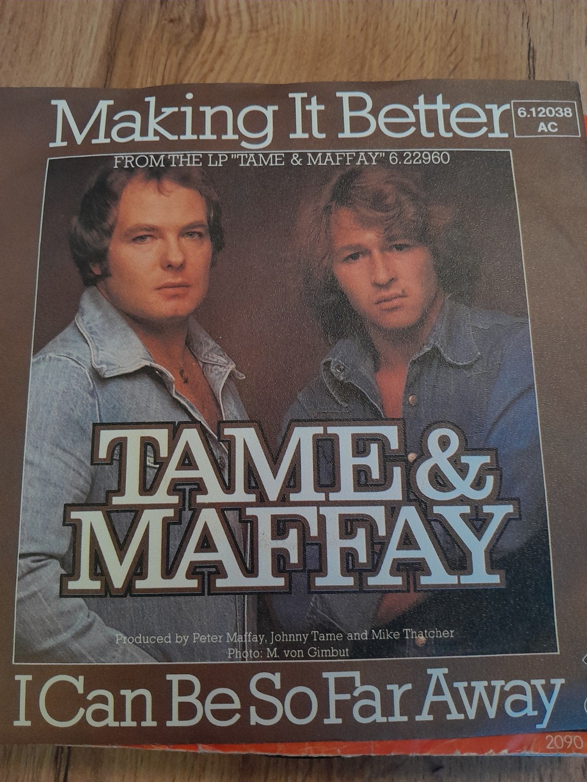 tama & maffay 7inch making it better, Cd's en Dvd's, Vinyl Singles, Ophalen of Verzenden, Zo goed als nieuw, Pop